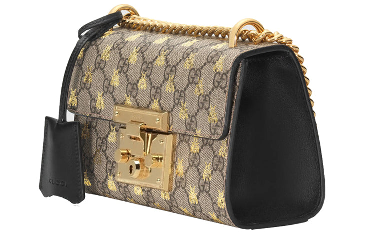 (WMNS) GCCI Padlock Small-Sized Single-Shoulder Bag 'Cream' 409487-9F26G-8319