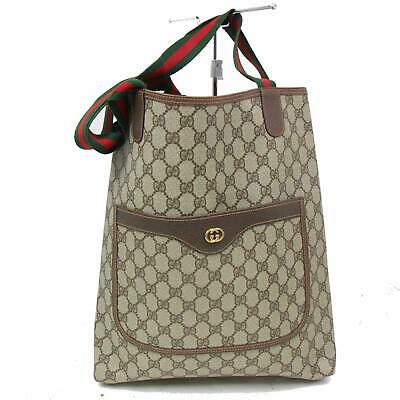 Brand Inspired GCCI Tote Bag Brown PVC