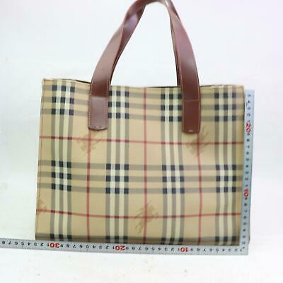 Brand Inspired BBERRY London Tote Bag Light Brown PVC