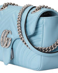 (WMNS) GCCI GG Marmont Small-Sized Single-Shoulder Bag Blue 443497-DTDIY-4928