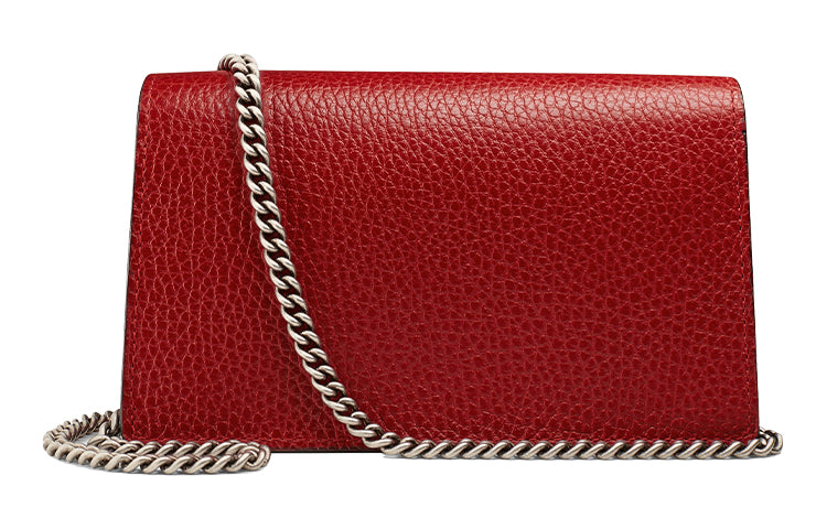 (WMNS) GCCI Dionysus Series Leather Bag Single-Shoulder Bag MIni-Size Red 476432-CAOGX-8990