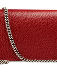 (WMNS) GCCI Dionysus Series Leather Bag Single-Shoulder Bag MIni-Size Red 476432-CAOGX-8990