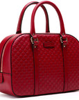 (WMNS) GCCI Logo Embossing Cowhide handbag Red Classic 510289-BMJ1G-6420