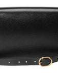 (WMNS) GCCI GG Ring Gold Logo Leather Shoulder Messenger Bag Small Black Classic 589474-1DB0G-1000
