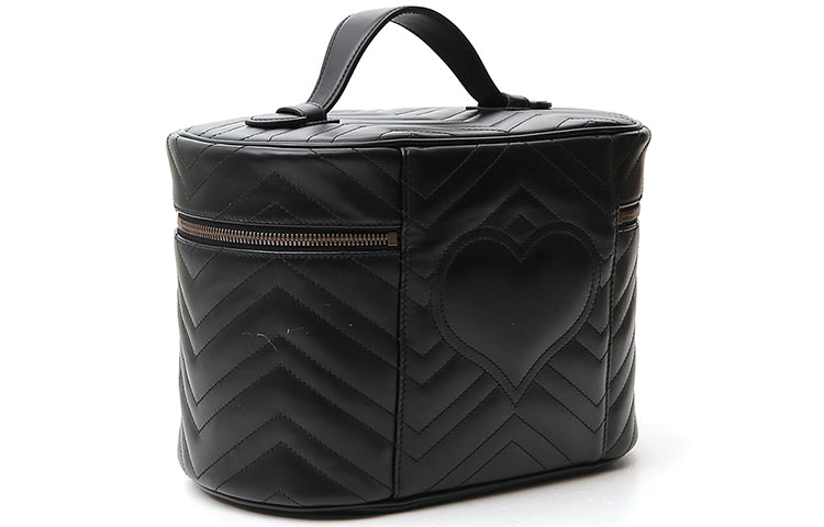 (WMNS) GCCI SS21 GG MarmontHandholdBagMakeup Bag Black 609340-DTDCT-1000