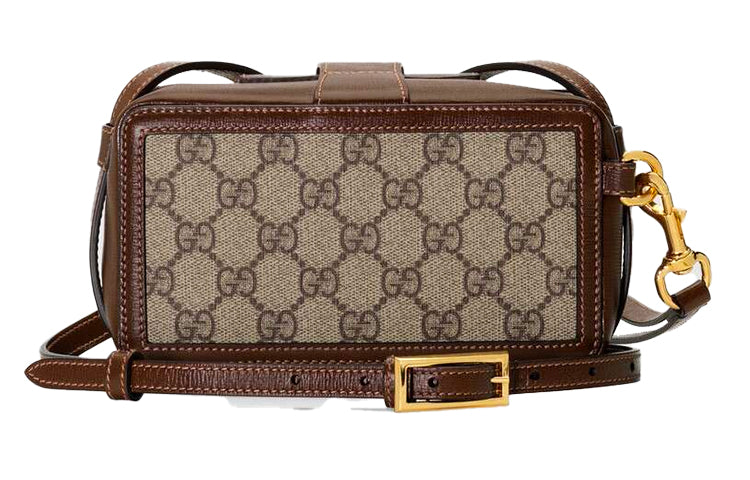 (WMNS) GCCI Mini-Sized Single-Shoulder Bag White/Brown 614368-92TCG-8563