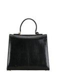 GCCI  Lock Handbag Shoulder Bag 2WAY 000 01 0192 Black Leather  GCCI
