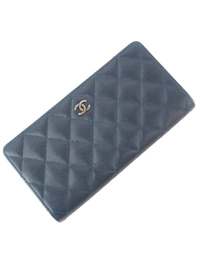 A31509 Classic Caviar Timeless Women s Long Wallet 34020 7 CH