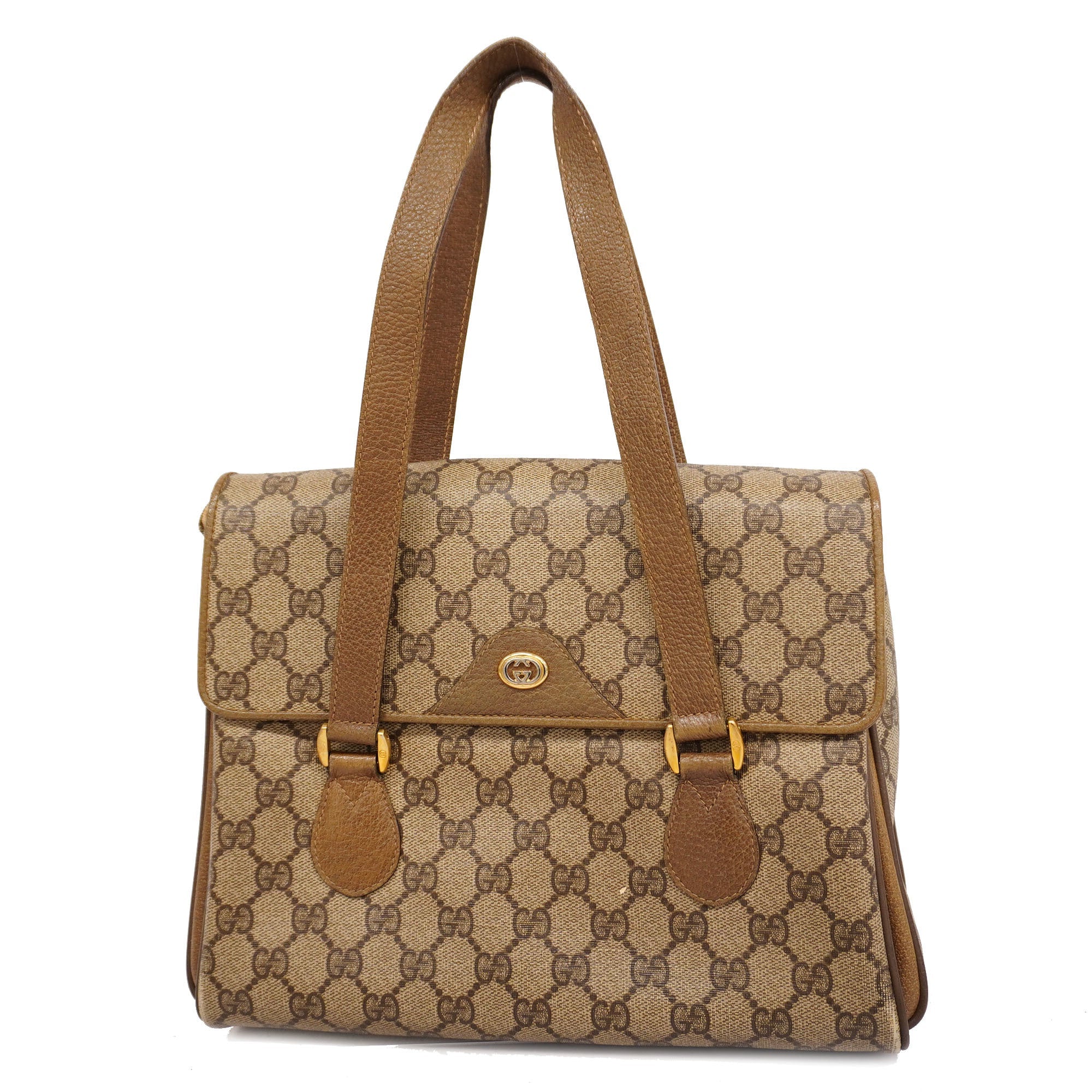 GCCI  GG Supreme 116 02 080 Women's Handbag Beige,Brown