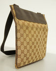 GCCI  GG Canvas 27639 Women's GG Canvas Shoulder Bag Beige,Brown
