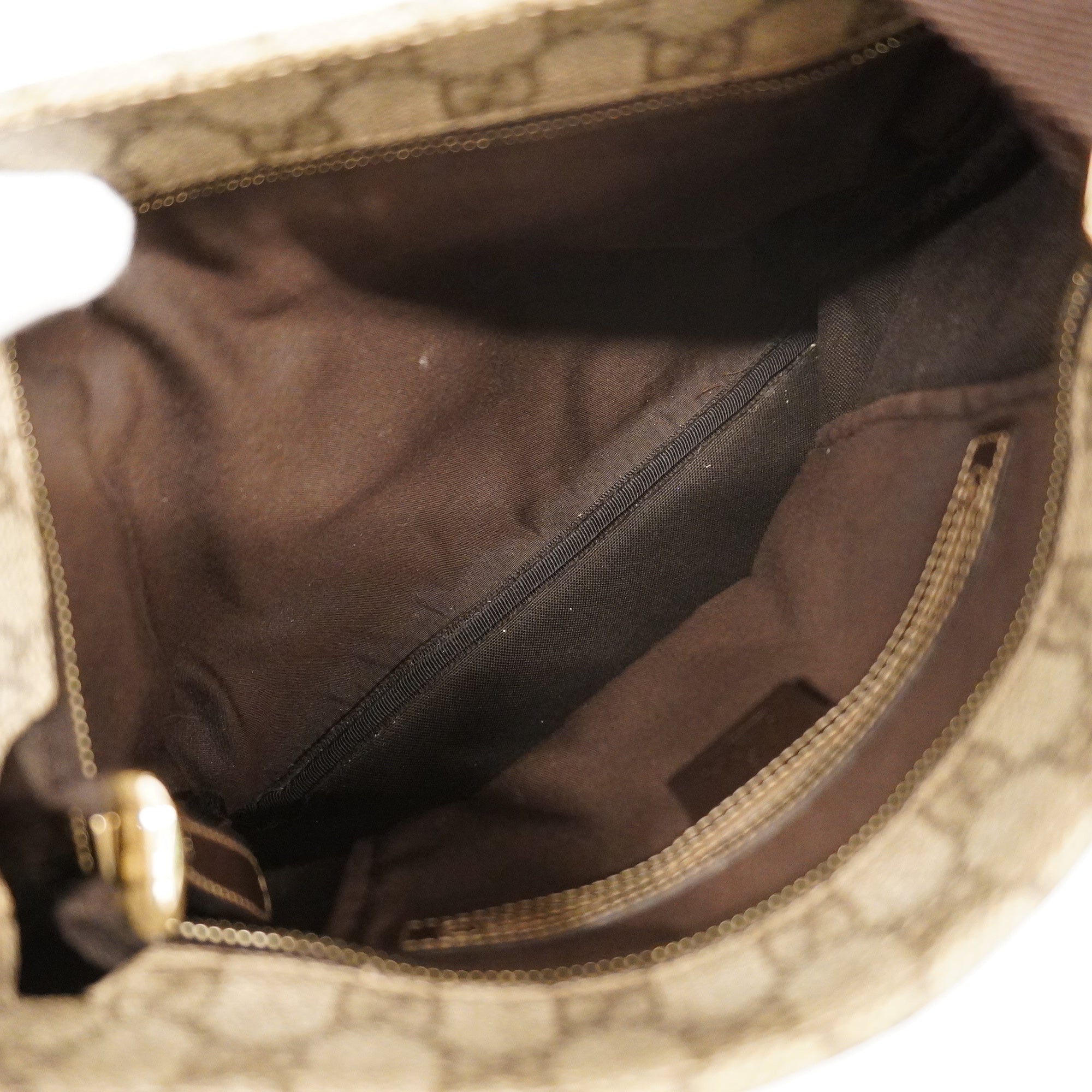 GCCI  GG Supreme 295257 Women's Shoulder Bag Beige,Brown