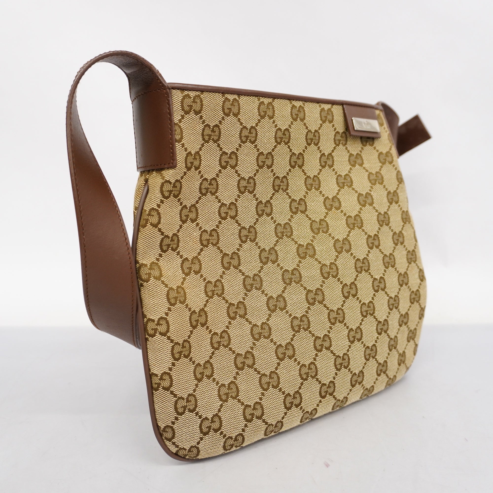 GCCI  GG Canvas Tote Bag 019 0422 Women's Handbag,Tote Bag Beige,Brown