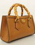 GCCI  Bamboo 2way Bag Diana 735153 Women's Handbag,Shoulder Bag Brown