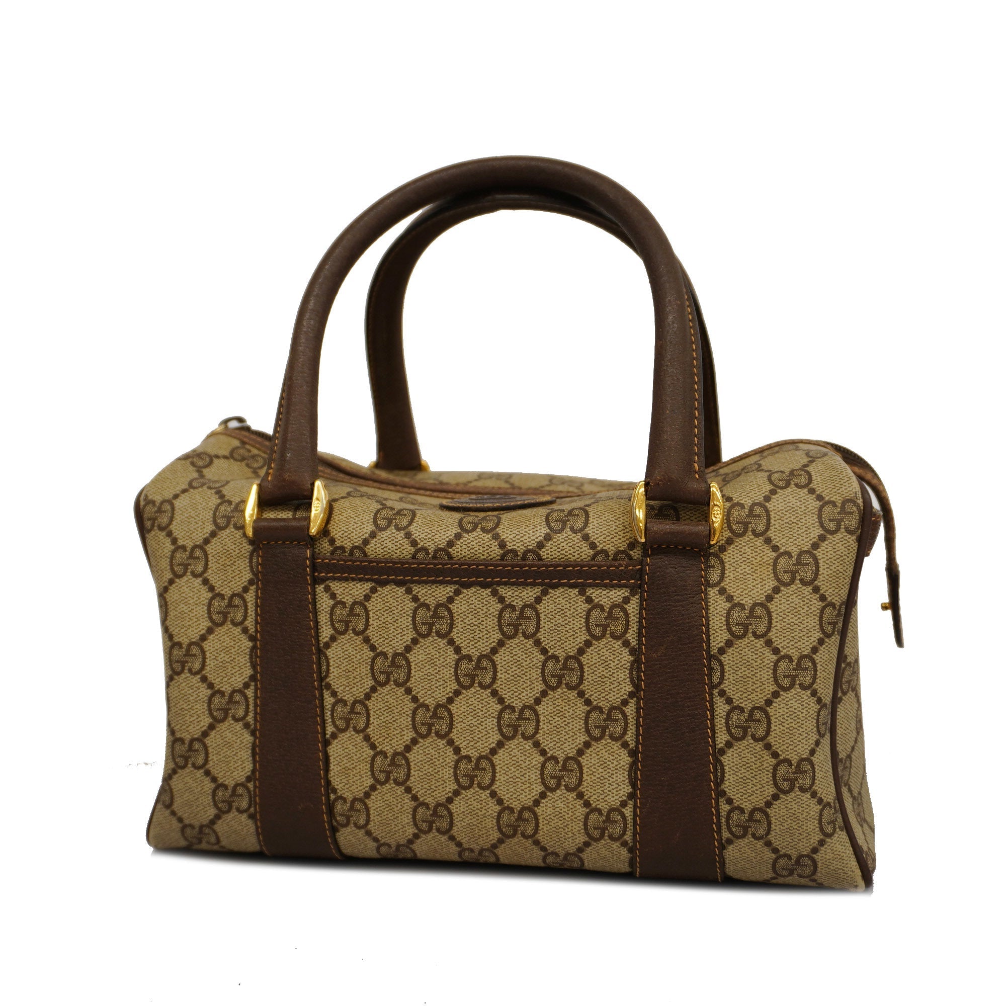 GCCI  Handbag 000 40 0207 Women's Leather Handbag Beige,Brown