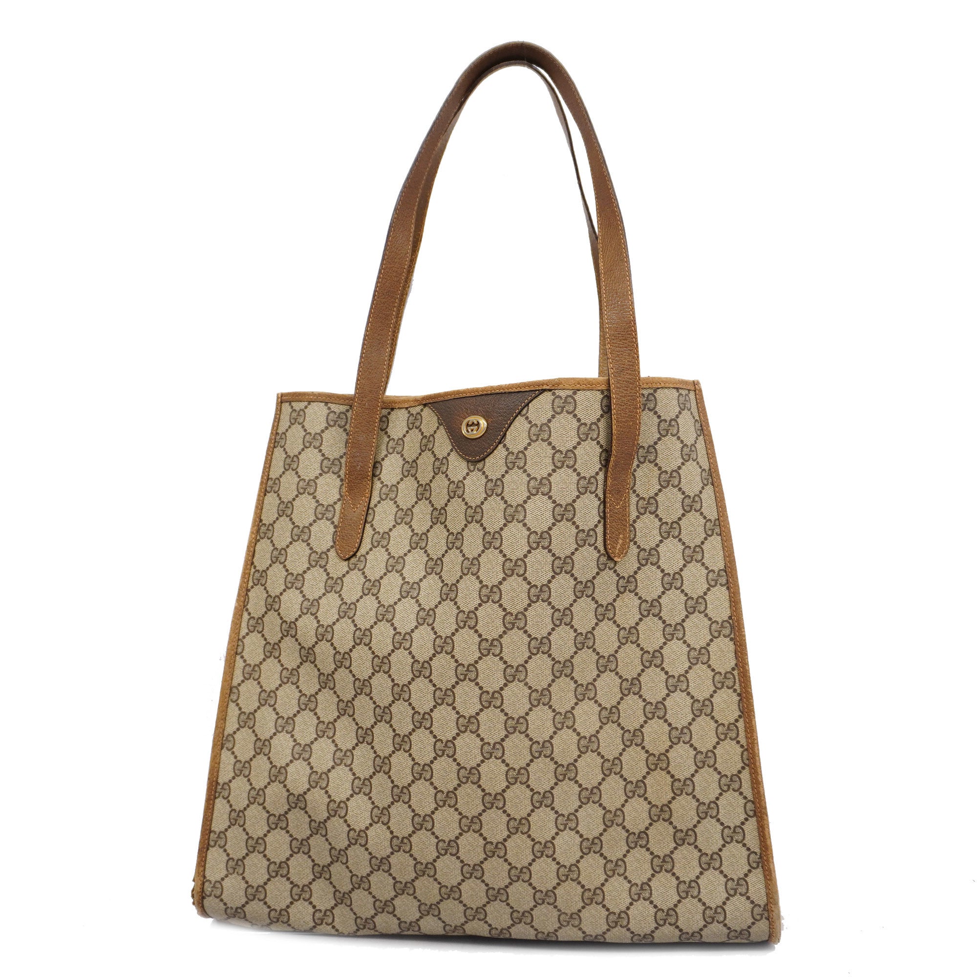 GCCI  GG Supreme 92 02 998 Women's Tote Bag Beige,Brown