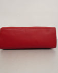 GCCI  Bamboo 2way Bag 392013 Women's Leather Handbag,Shoulder Bag Red Color