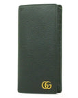 GCCI  GG Marmont 428740 Women's Leather Long Wallet [bi-fold] Black