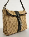 GCCI  Jackie Shoulder Bag 001 3734 Women's GG Canvas Beige,Brown