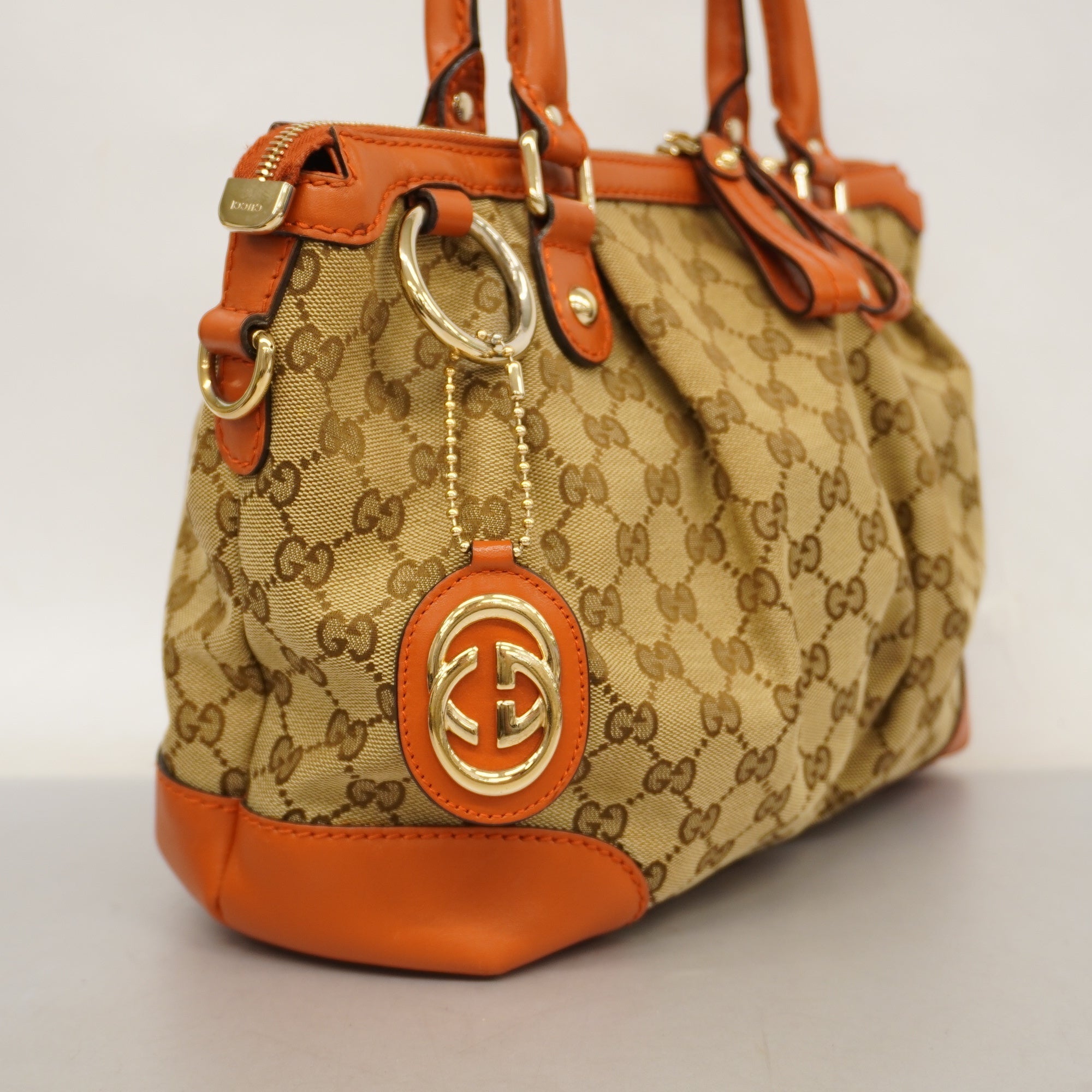 GCCI  GG Canvas Sookie 247902 Women's Handbag,Shoulder Bag Beige
