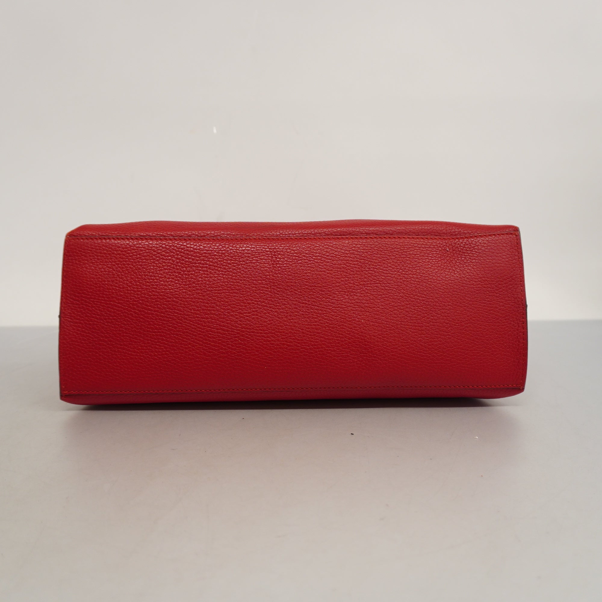 GCCI  Bamboo 2way Bag 392013 Women's Leather Handbag,Shoulder Bag Red Color