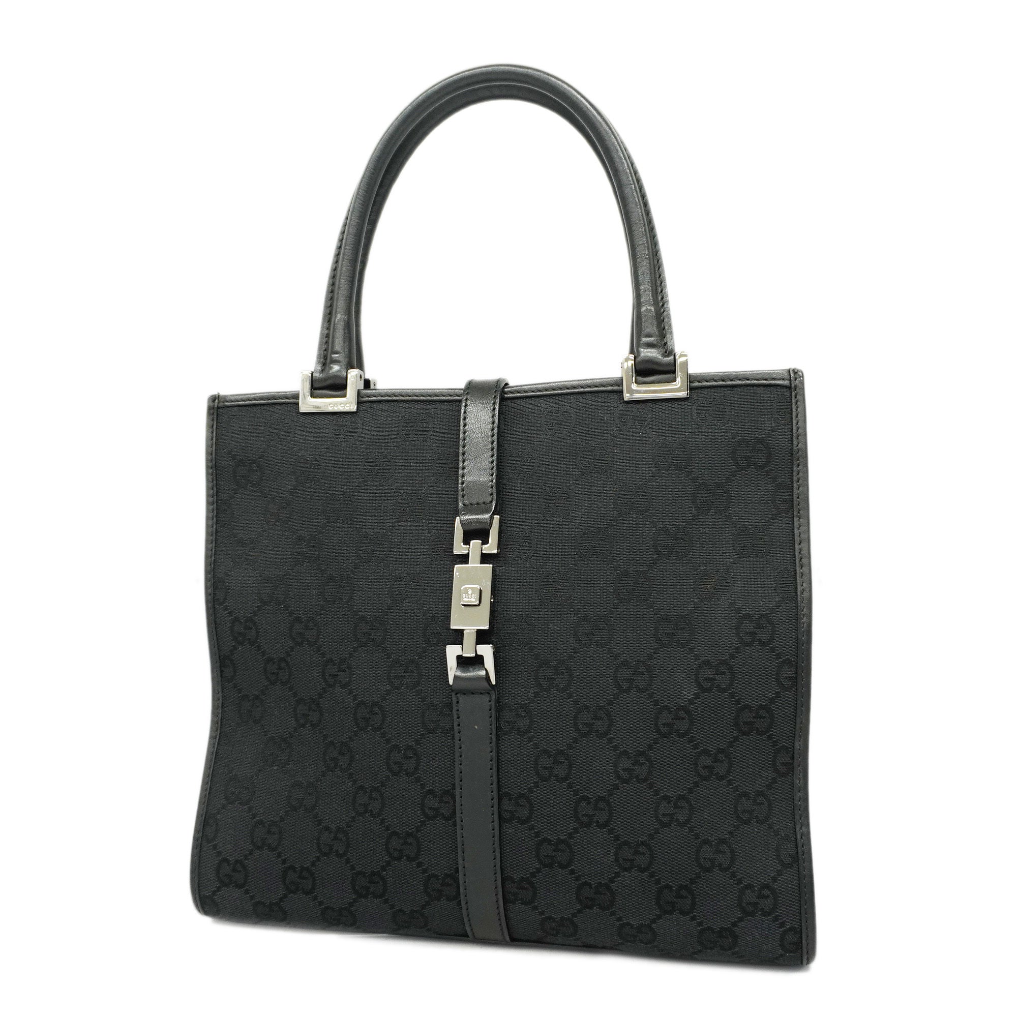 GCCI  Jackie Handbag 002 1065 Women's GG Canvas Black