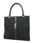 GCCI  Jackie Handbag 002 1065 Women's GG Canvas Black