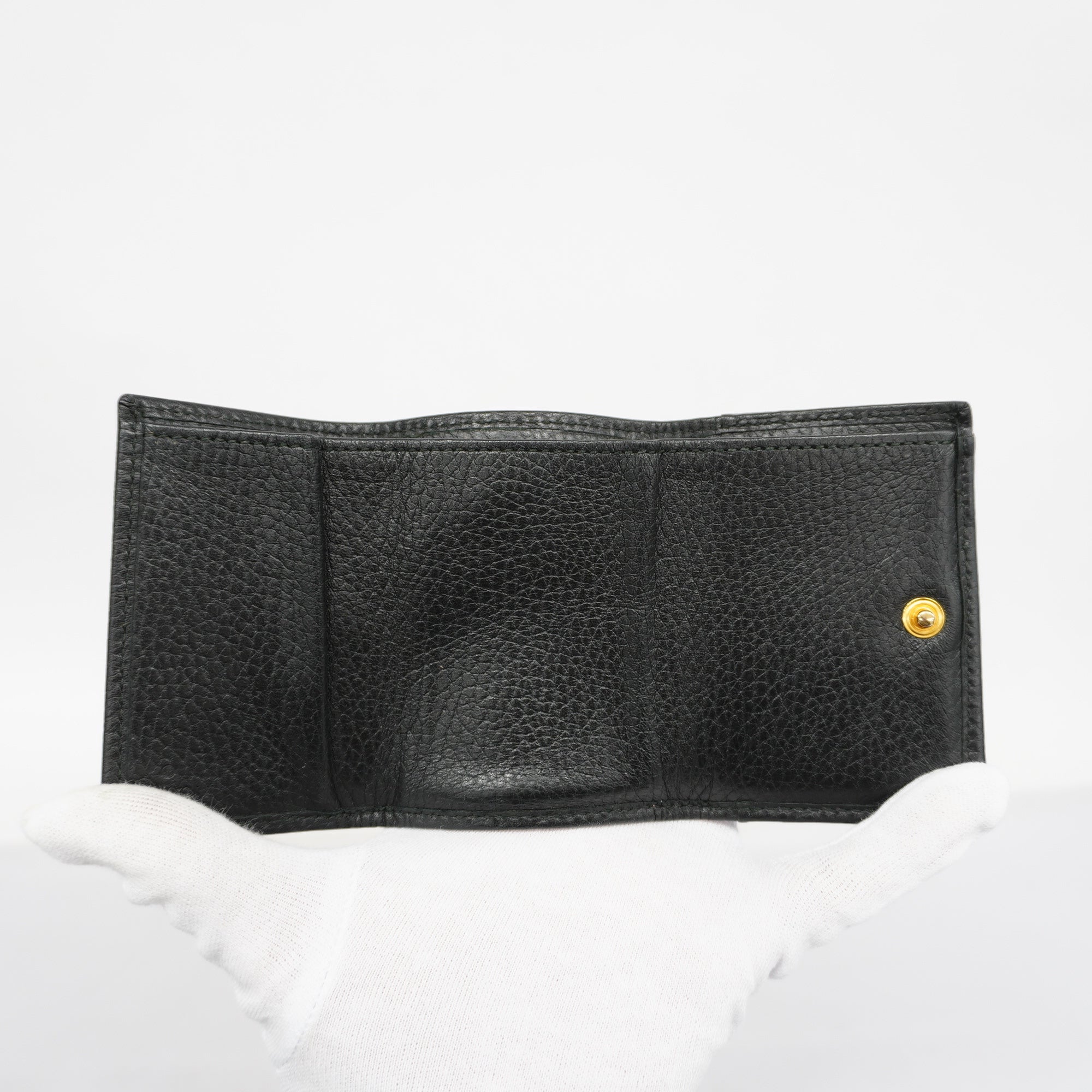 GCCI  GG Marmont Gold Hardware 523277 Women's Leather Wallet [tri-fold]