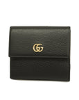 GCCI  GG Marmont Gold Hardware 456122 Women's Leather Wallet Black
