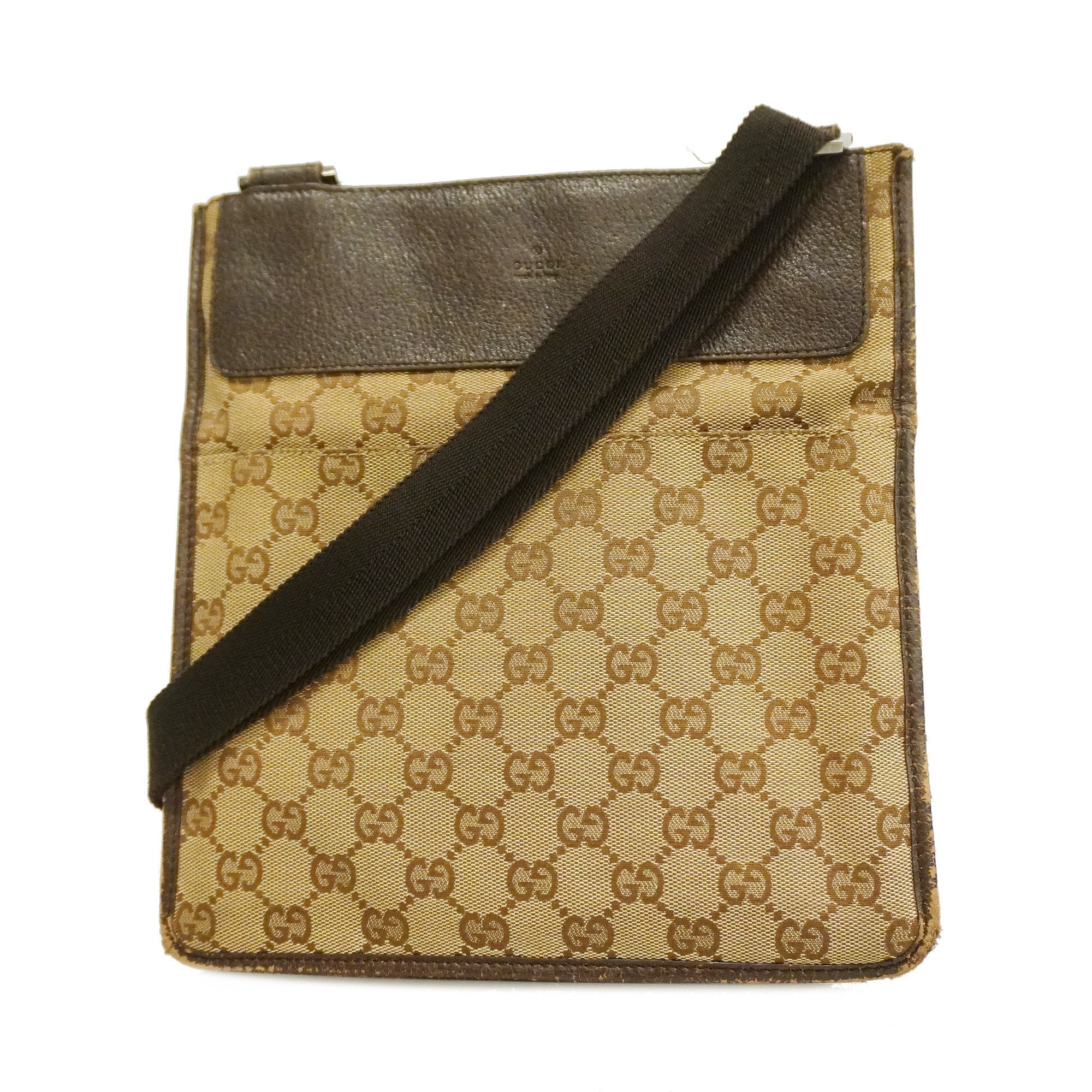 GCCI  GG Canvas 27639 Women's GG Canvas Shoulder Bag Beige,Brown