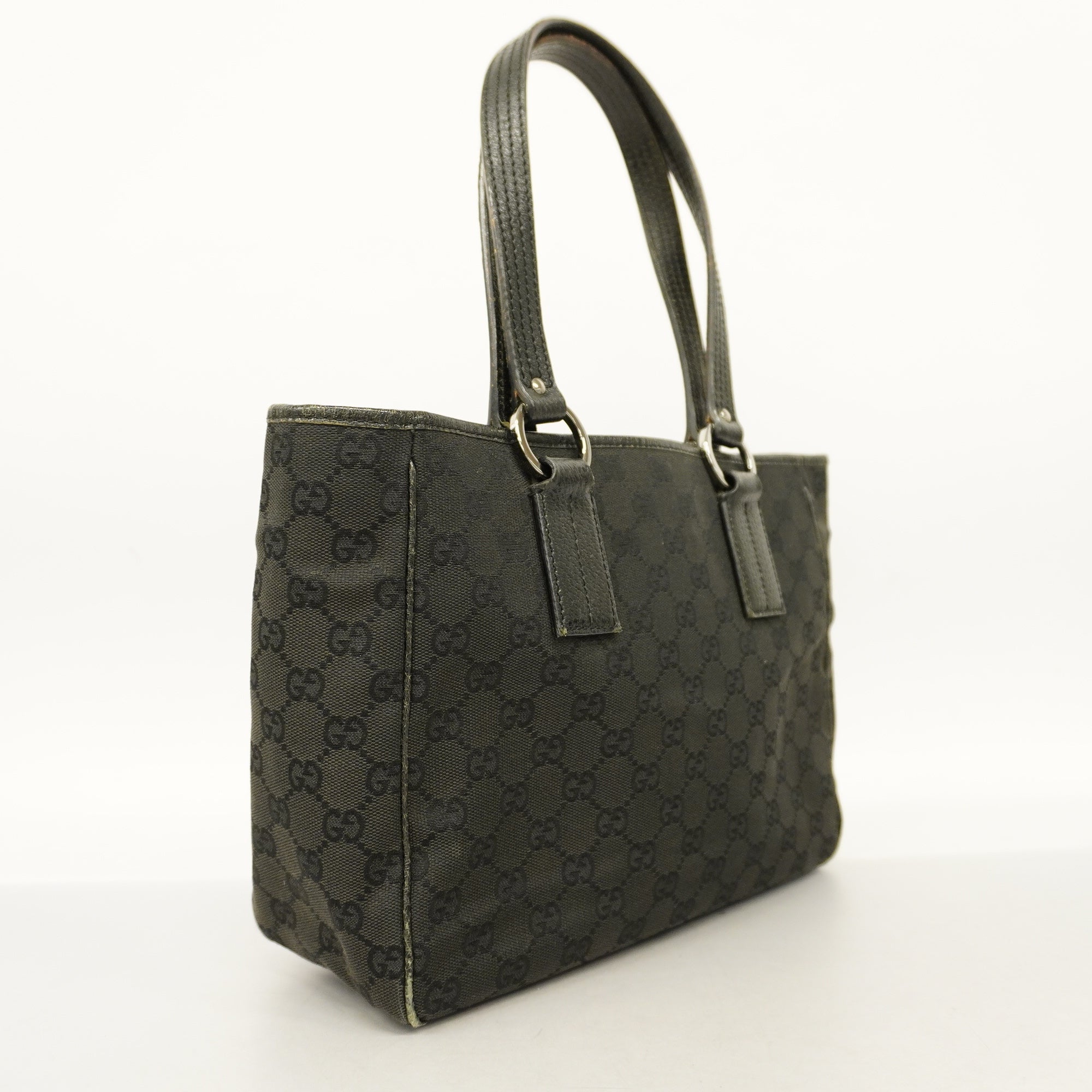 GCCI  GG Canvas Tote Bag 113019 Women's Tote Bag Black