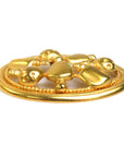 CHRISTIAN D1OR Brooch Metal Gold Ladies