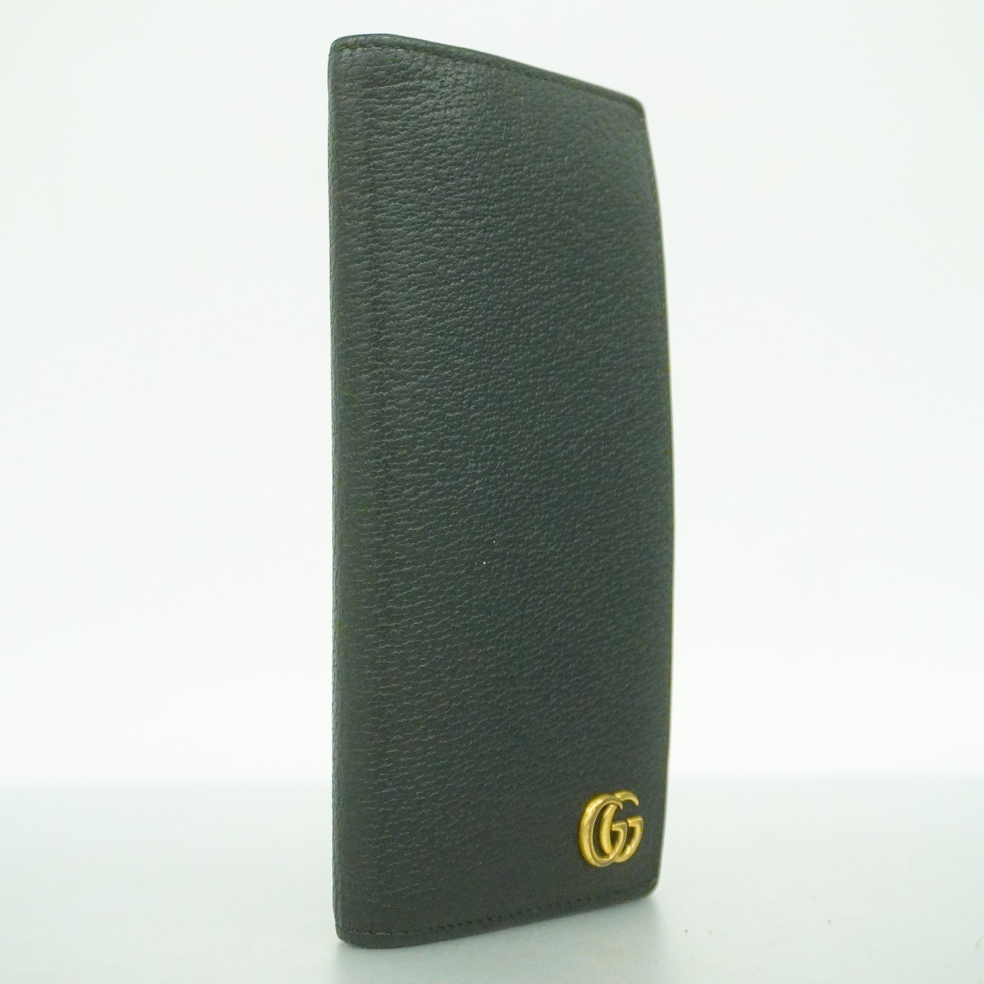 GCCI  GG Marmont 428740 Women's Leather Long Wallet [bi-fold] Black
