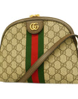 GCCI  Ophidia Shoulder Bag 499621 Women's GG Supreme Beige,Brown
