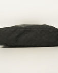 GCCI  Horsebit Shoulder Bag 114900 Women's GG Canvas Shoulder Bag Black