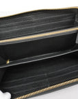 GCCI  Long Wallet 658691 Men's Leather Long Wallet [bi-fold] Black