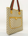 GCCI  Plus Women's PVC,Leather Tote Bag Beige