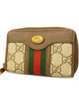 GCCI  Ophidia Coin Case 597613 Gold Hardware Women's GG Supreme,Leather