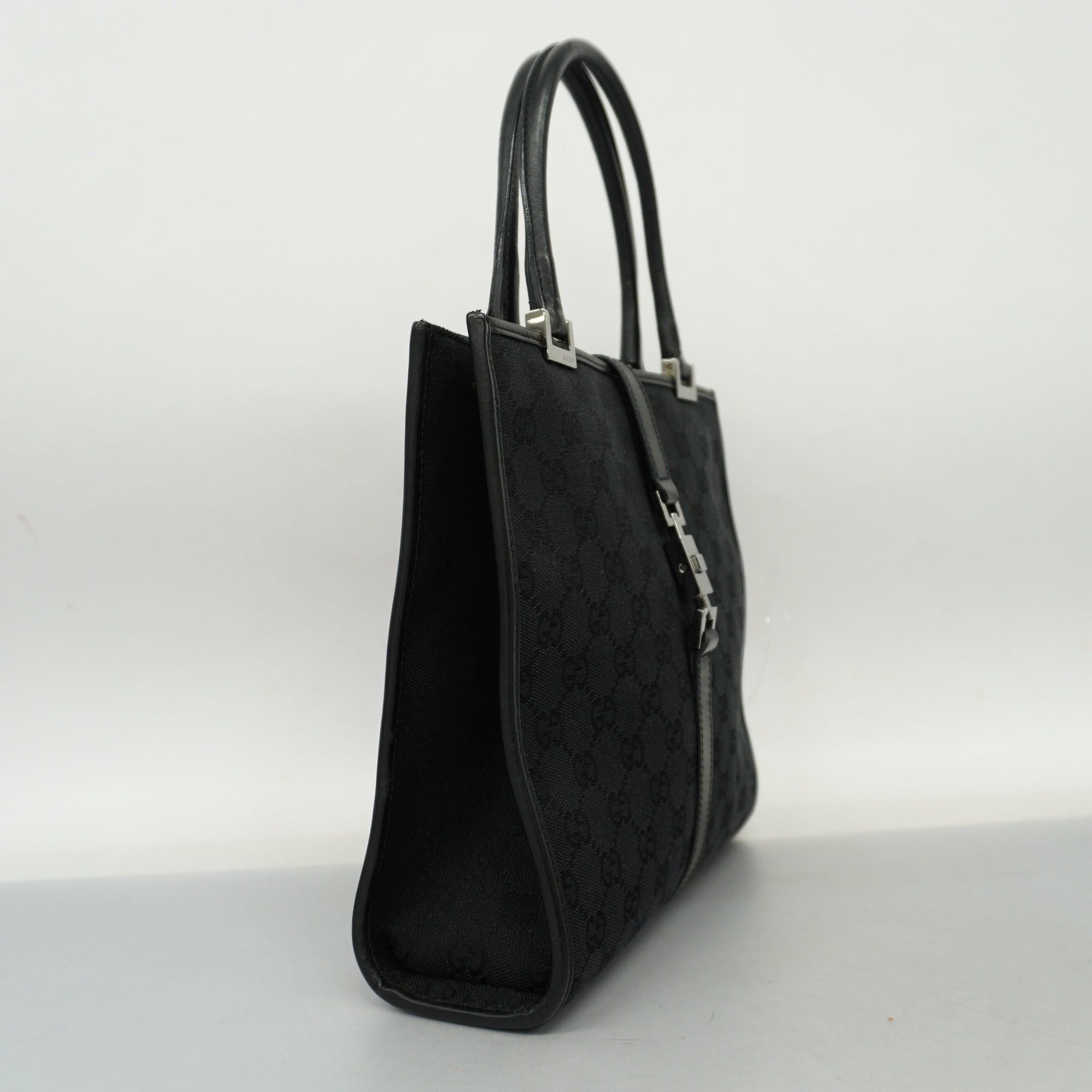 GCCI  Jackie Handbag 002 1065 Women's GG Canvas Black