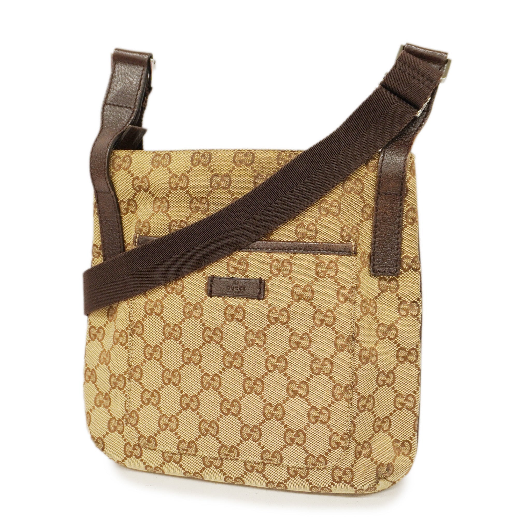GCCI  GG Canvas Shoulder Bag 122793 Women's Shoulder Bag Beige,Brown