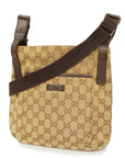 GCCI  GG Canvas Shoulder Bag 122793 Women's Shoulder Bag Beige,Brown