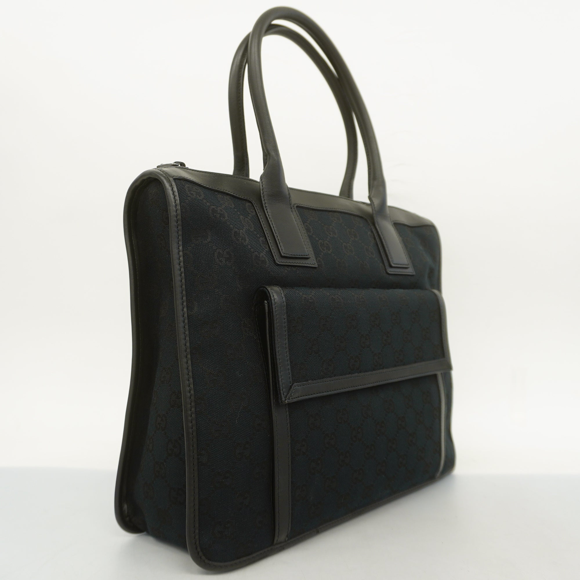 GCCI  GG Canvas Tote Bag Sherry Women's GG Canvas Tote Bag Black,Navy
