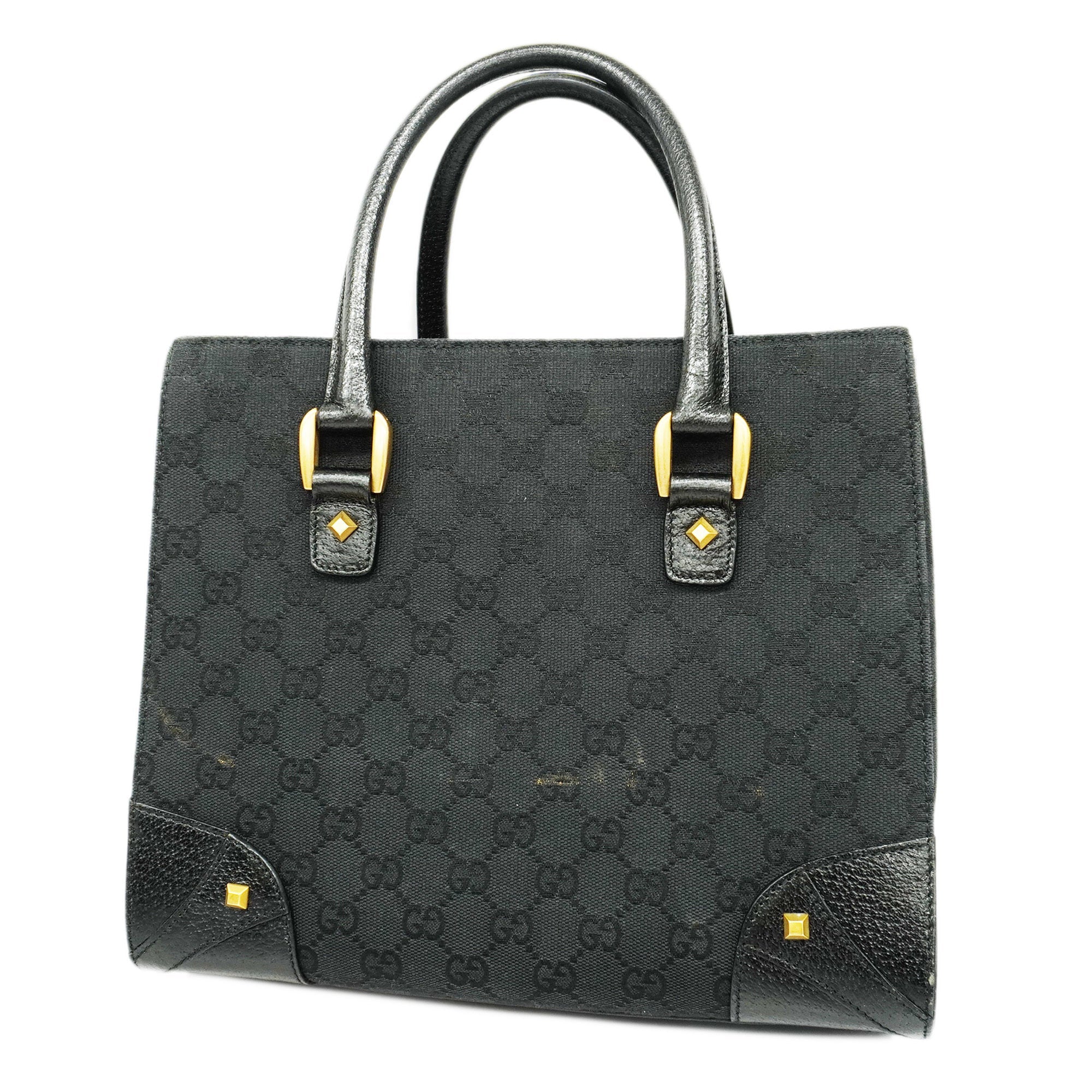 GCCI  GG Canvas Handbag 120895 Women's Black
