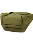GCCI  Jumbo GG 645093 Men's Leather Sling Bag Khaki