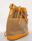 GCCI  Micro GG 001 165 0937 Women's PVC,Leather Shoulder Bag Beige