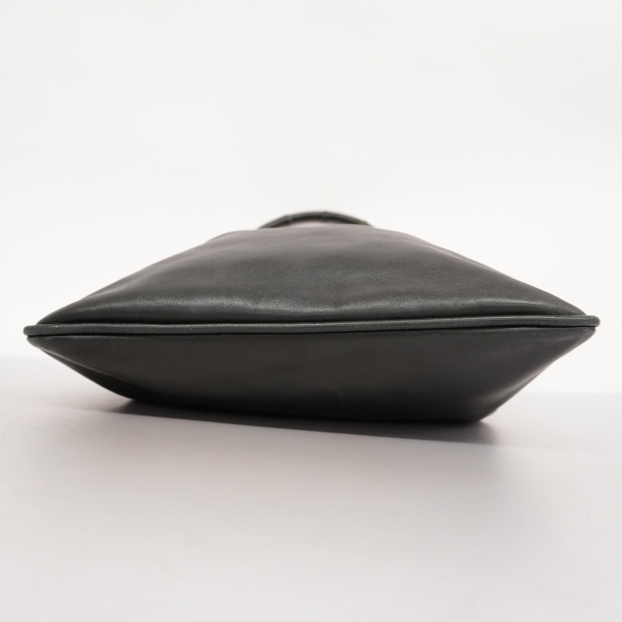 GCCI  Bamboo Shoulder Bag 001 4006 Women's Leather Shoulder Bag Black