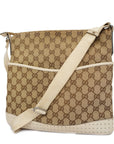 GCCI  GG Canvas Shoulder Bag 145857 Women's Shoulder Bag Beige,Ivory