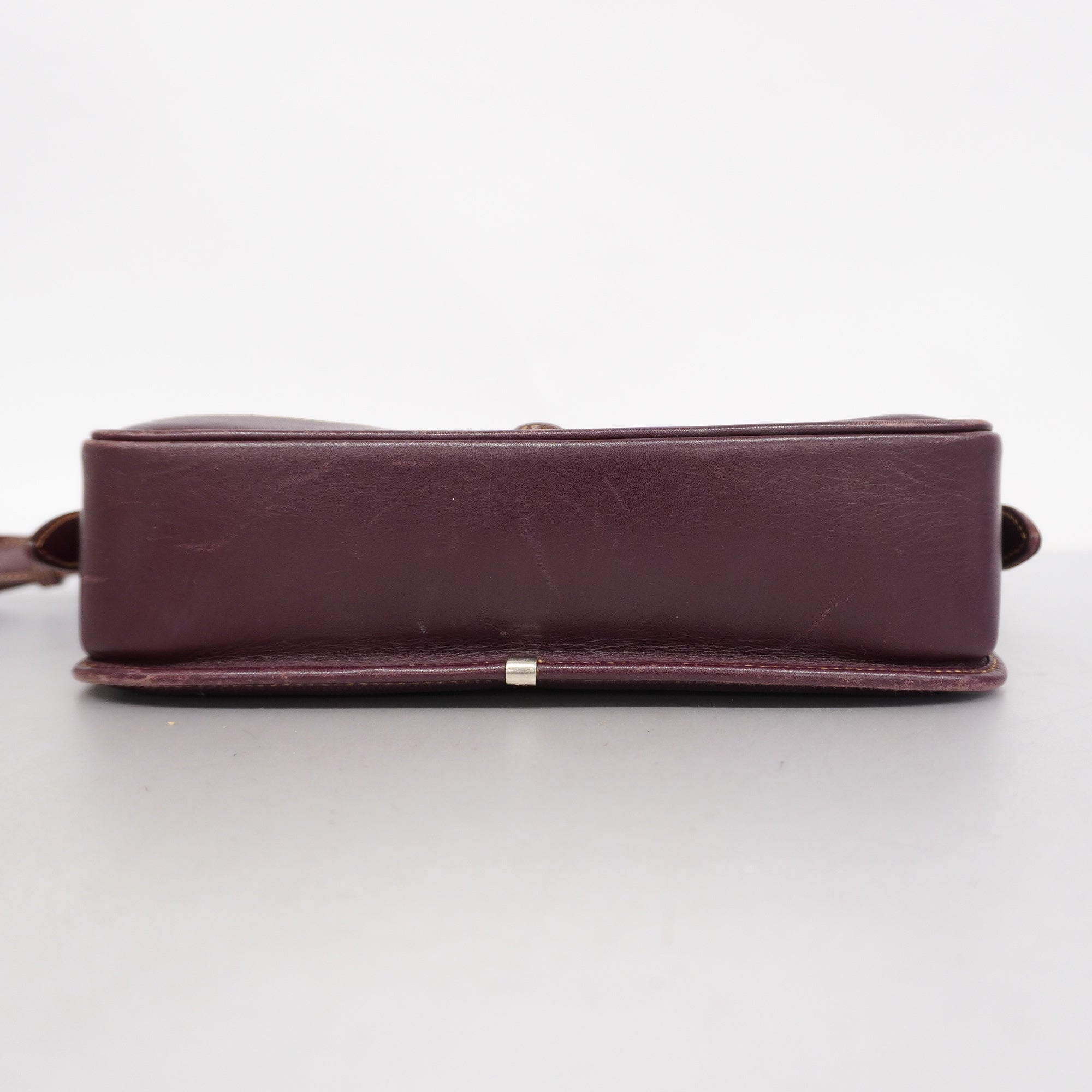 GCCI  GG Canvas Shoulder Bag 001 106 0466 Women's Leather Bordeaux