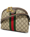 GCCI  Ophidia 499621 Women's GG Supreme Shoulder Bag Beige