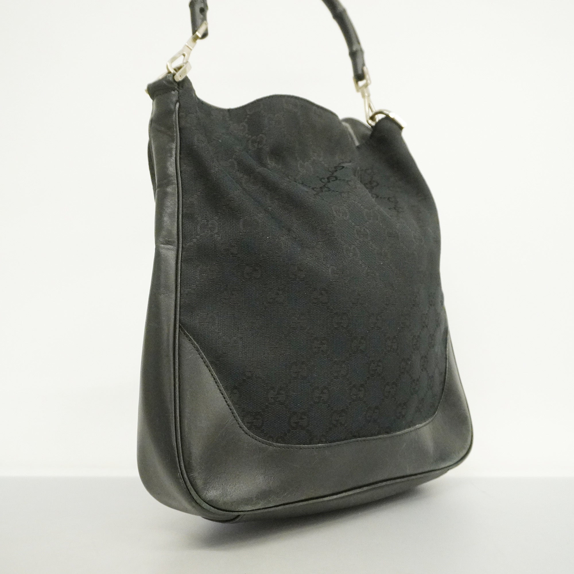 GCCI  2WAY Bag 001 4058 Women's GG Canvas Handbag Black