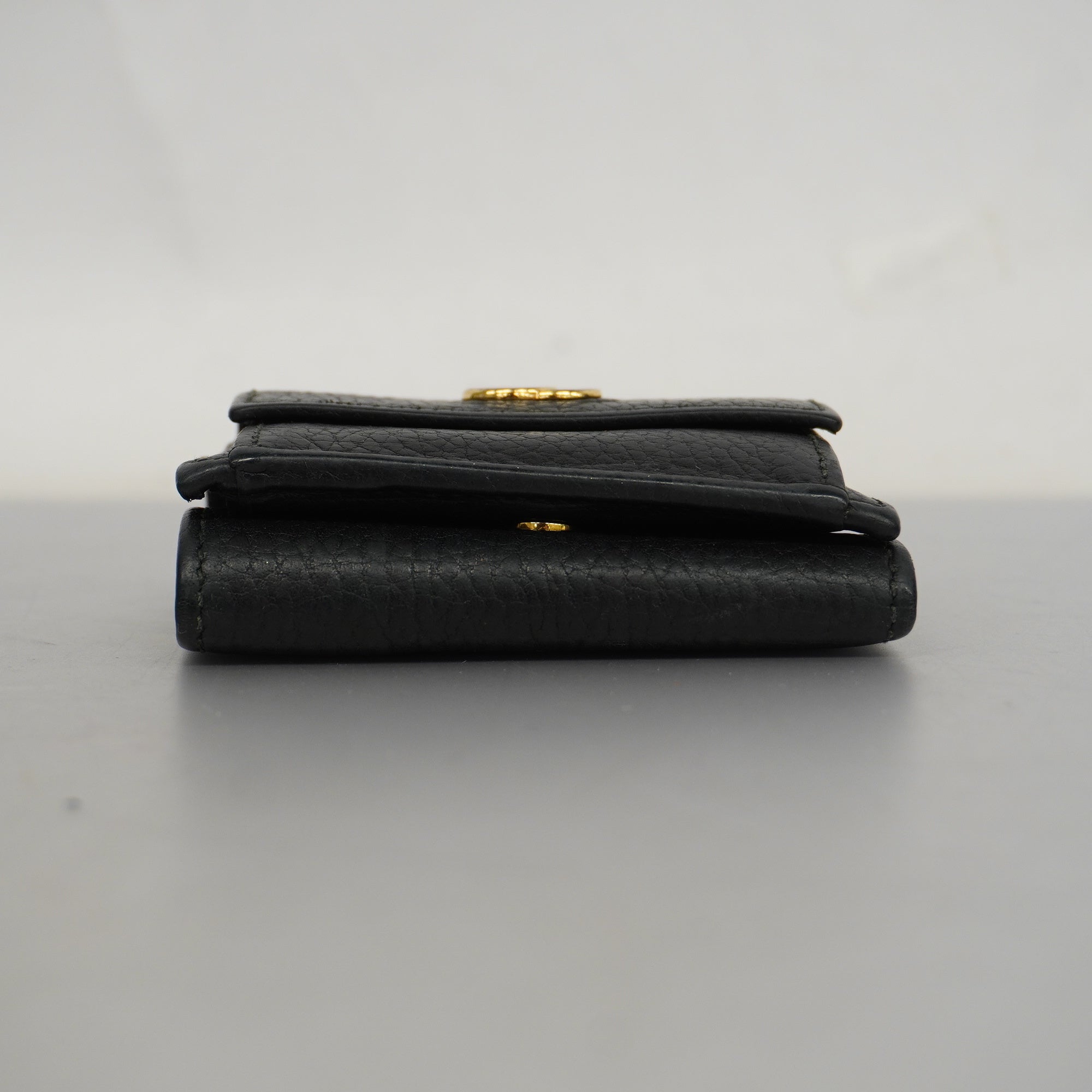 GCCI  GG Marmont Gold Hardware 523277 Women's Leather Wallet [tri-fold]